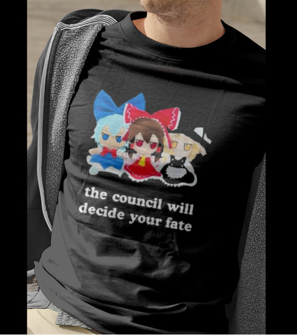 Panzer Chan Cirno Marisa Reimu The Council Will Decide Your Fate T-Shirt