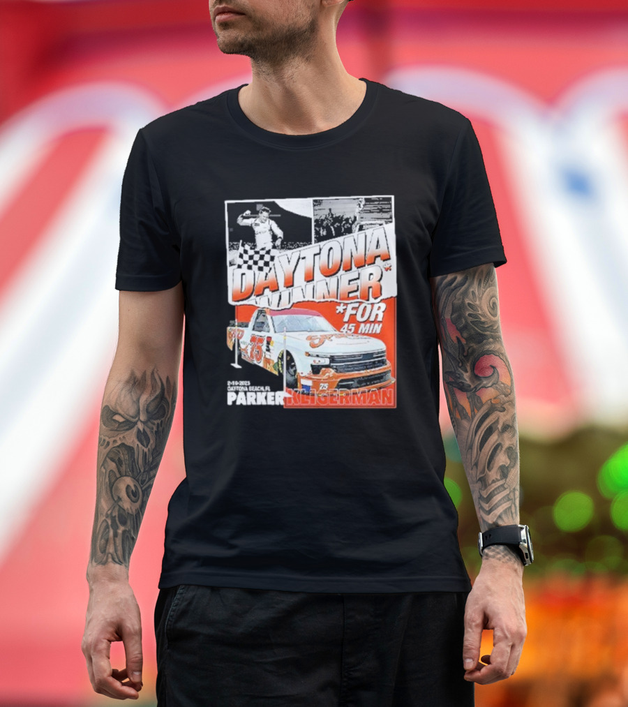 Parker Kligerman Daytona Winner 45 Min Celebration NASCAR Race Car 75 T-Shirt