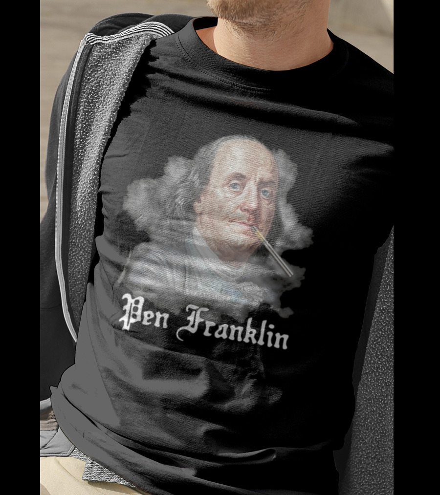 Pen Franklin 2025 Historical Parody Theme T-Shirt