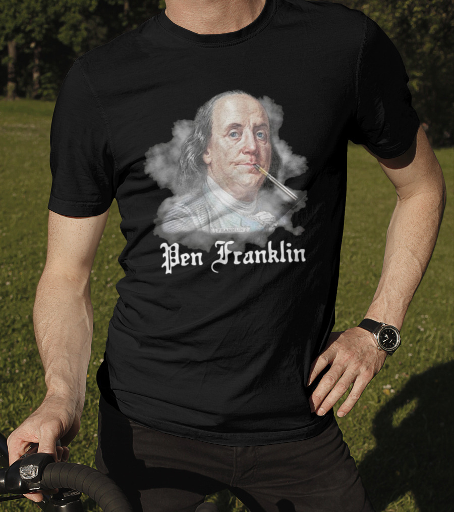 Pen Franklin 2025 Historical Parody Theme T-Shirt