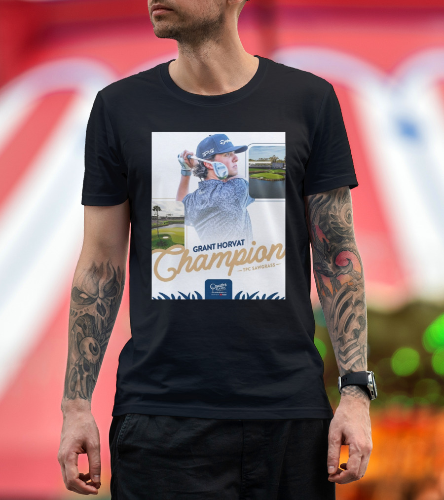 Grant Horvat Champion at Creator Classic TPC Sawgrass Golf Event T-Shirt