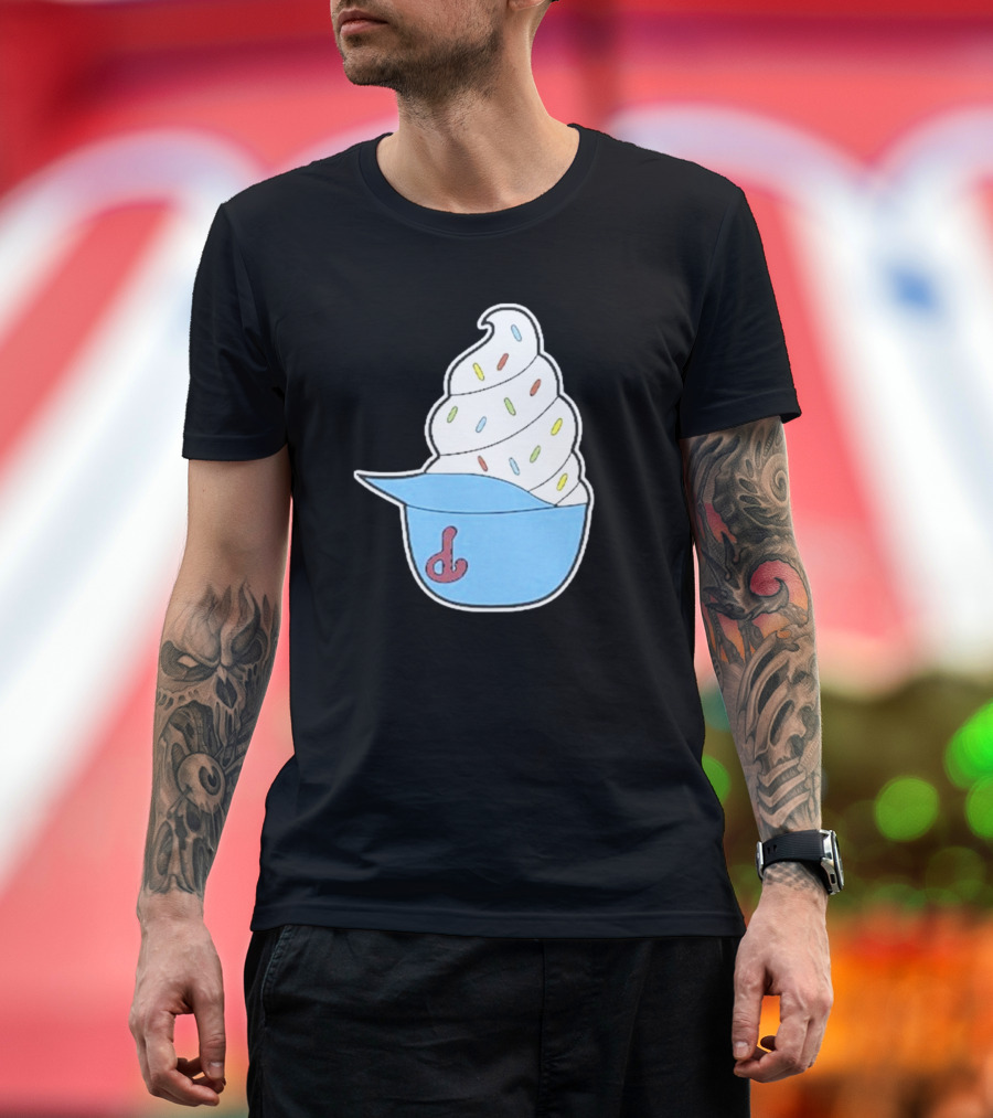 Philadelphia Phillies Ice Cream Helmet With Sprinkles T-Shirt