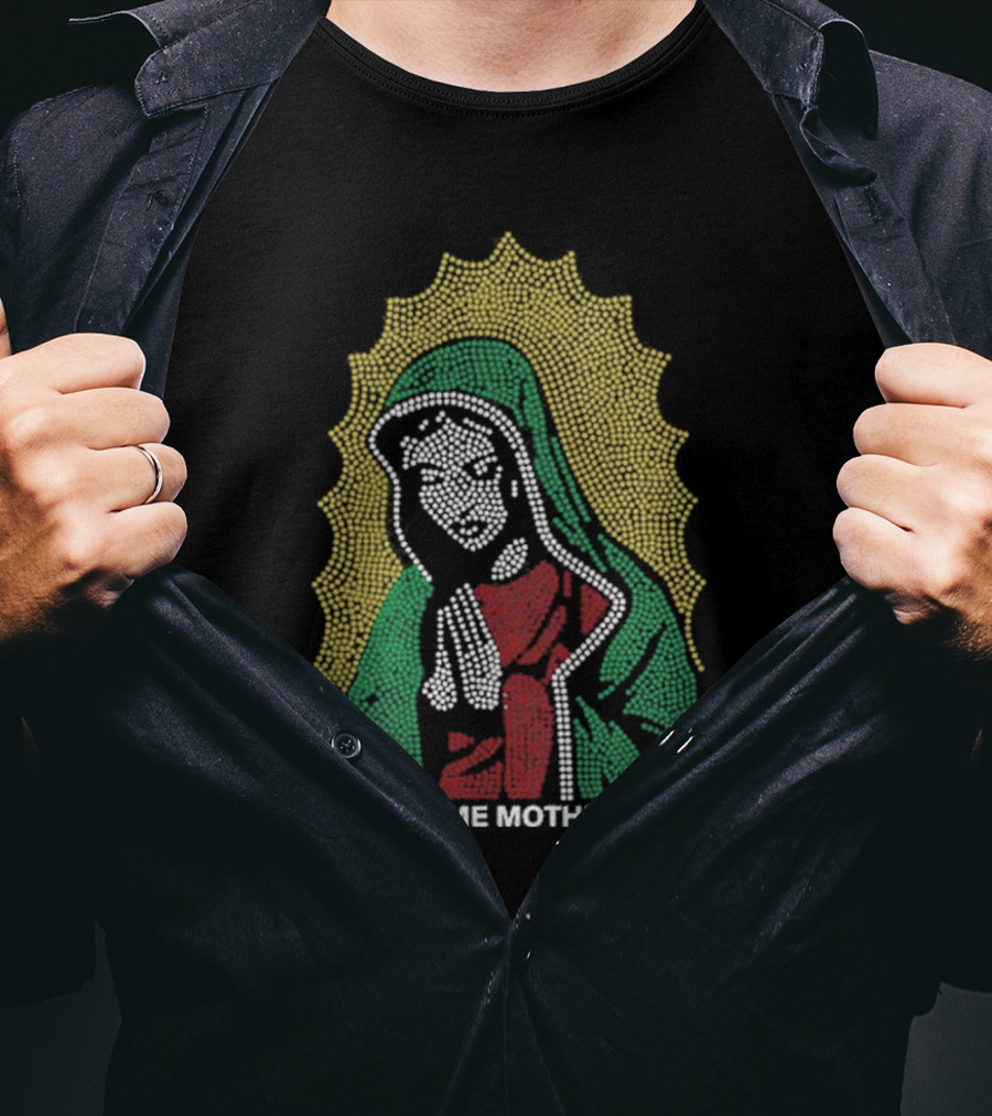 Forgive ME Mother Porfa Rhinestone T-Shirt