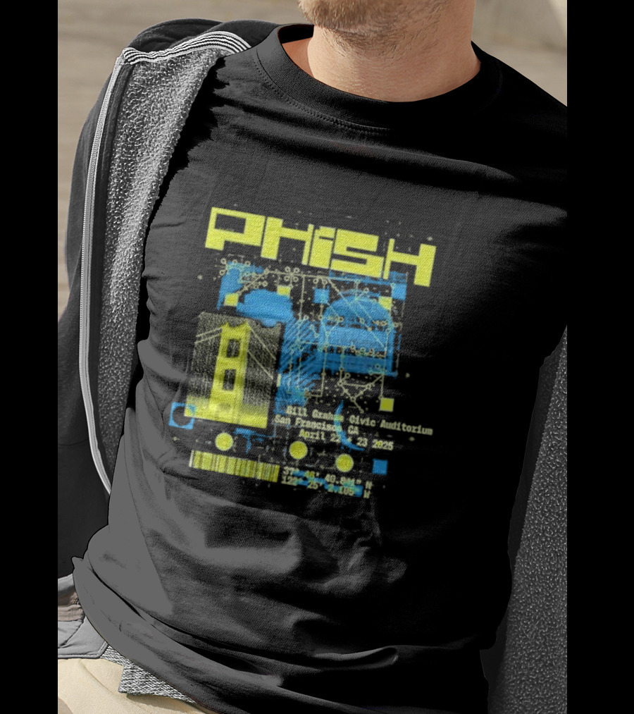 Phish San Francisco California April 22nd And 23rd 2025 T-Shirt