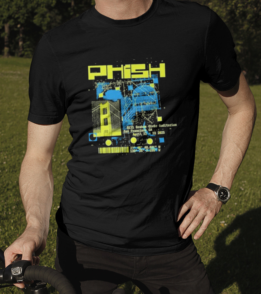 Phish San Francisco California April 22nd And 23rd 2025 T-Shirt