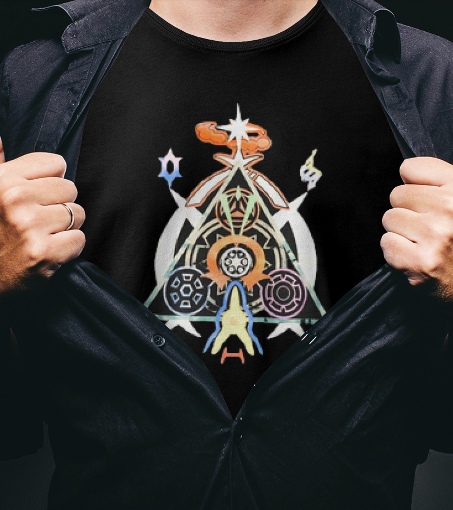 Pokemon Legendary Trio And Unown Symbols T-Shirt