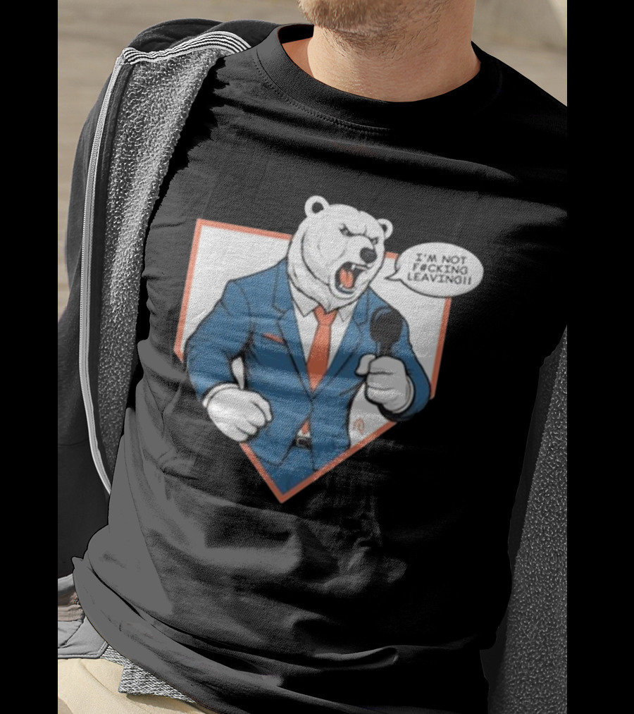 Polar Bear I’m Not Leaving Athlete Suit T-Shirt