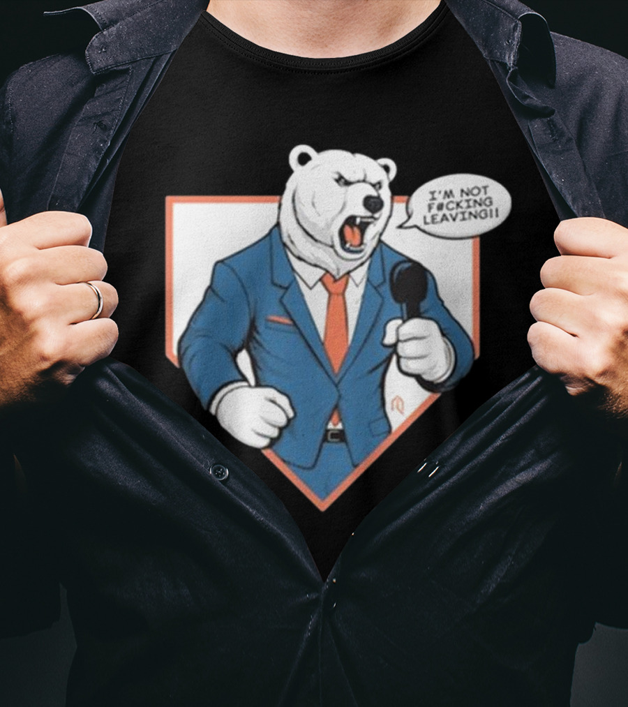 Polar Bear I’m Not Leaving Athlete Suit T-Shirt