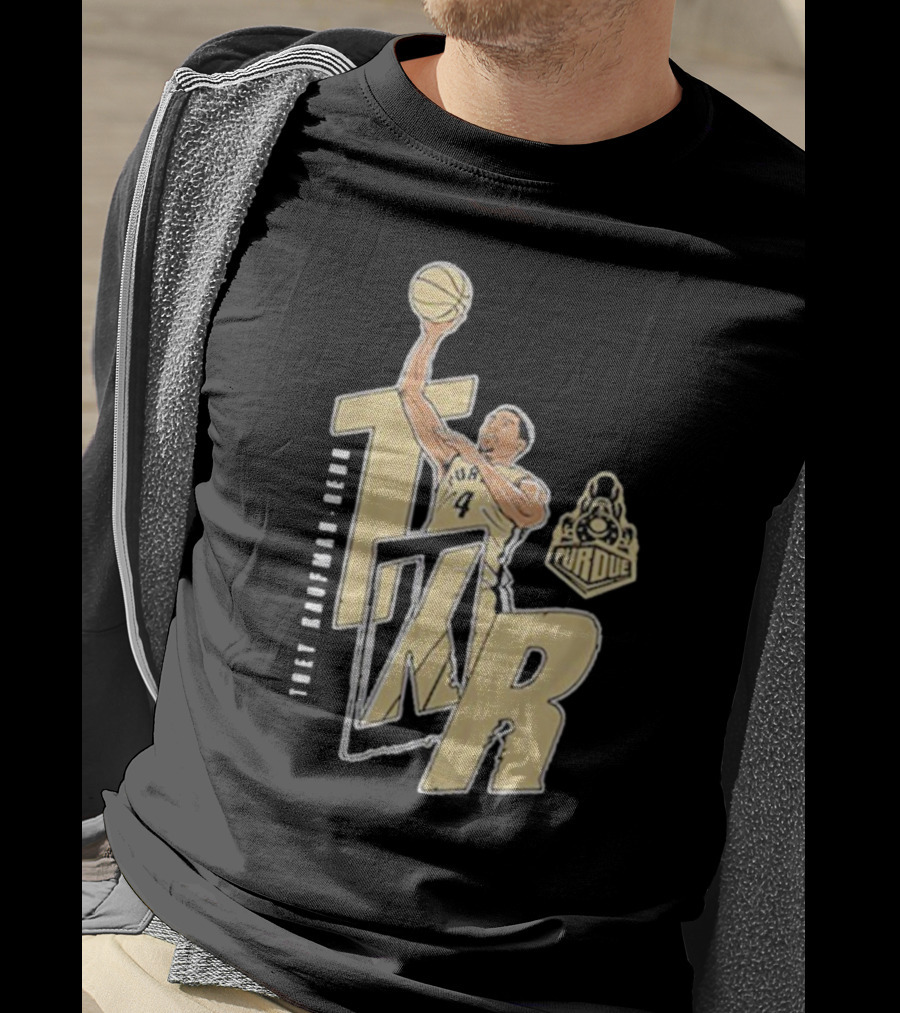 Purdue Basketball Trey Kaufman-Renn TKR Iconic Dunk T-Shirt