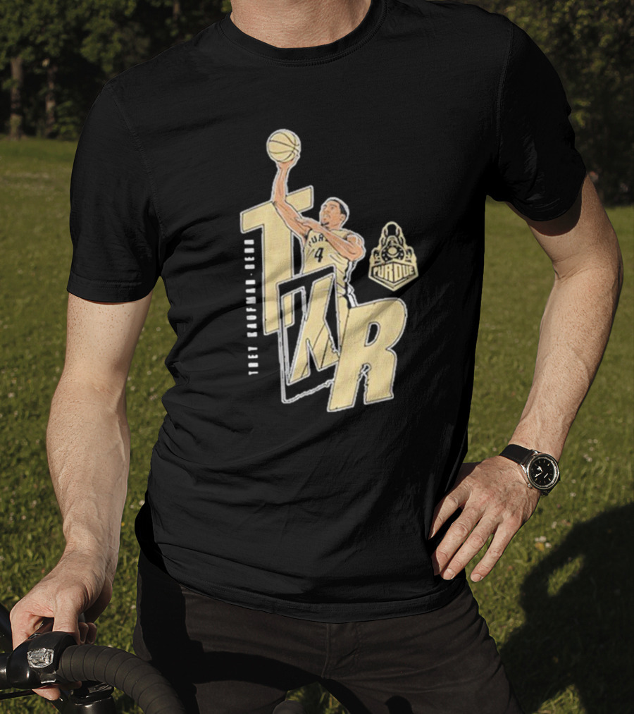 Purdue Basketball Trey Kaufman-Renn TKR Iconic Dunk T-Shirt