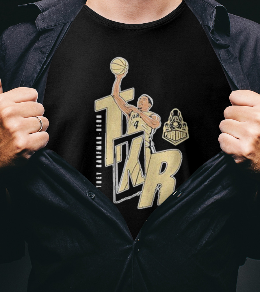 Purdue Basketball Trey Kaufman-Renn TKR Iconic Dunk T-Shirt