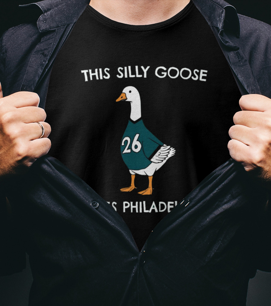 This Silly Goose Loves Philadelphia Number 26 T-Shirt