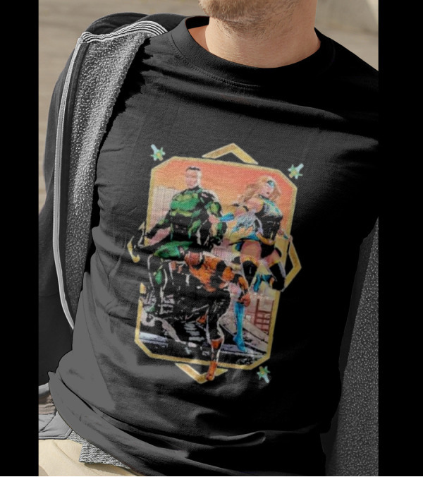 Rippaverse Trinity Action Dynamic Comic Heroes Unleashed T-Shirt