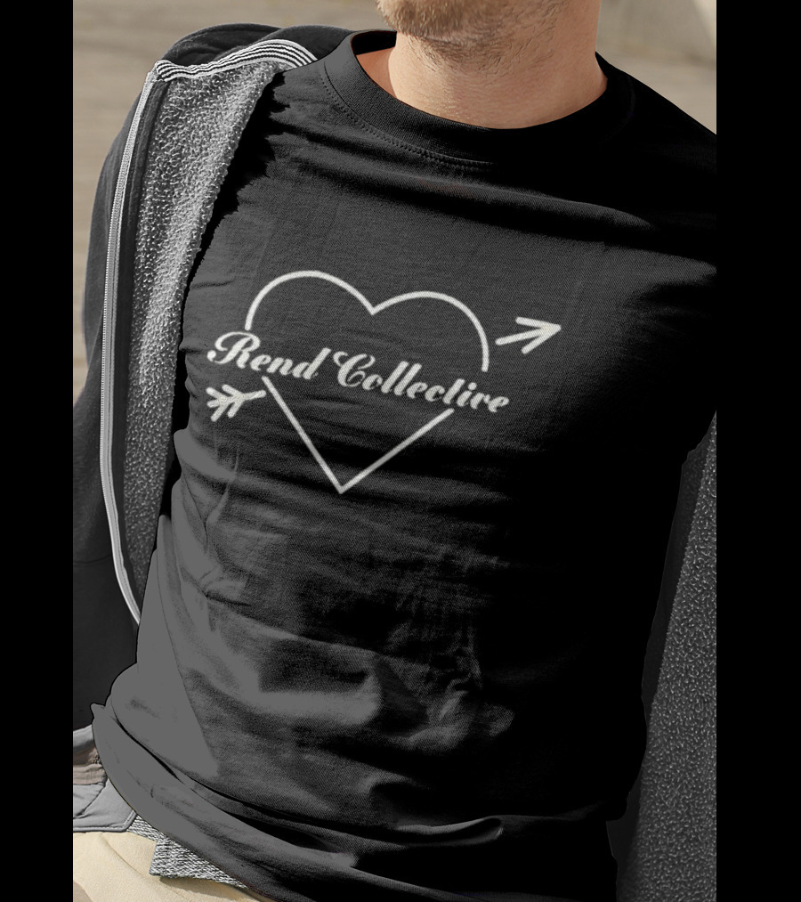 Rend Collective Heart Arrow Valentine Design T-Shirt