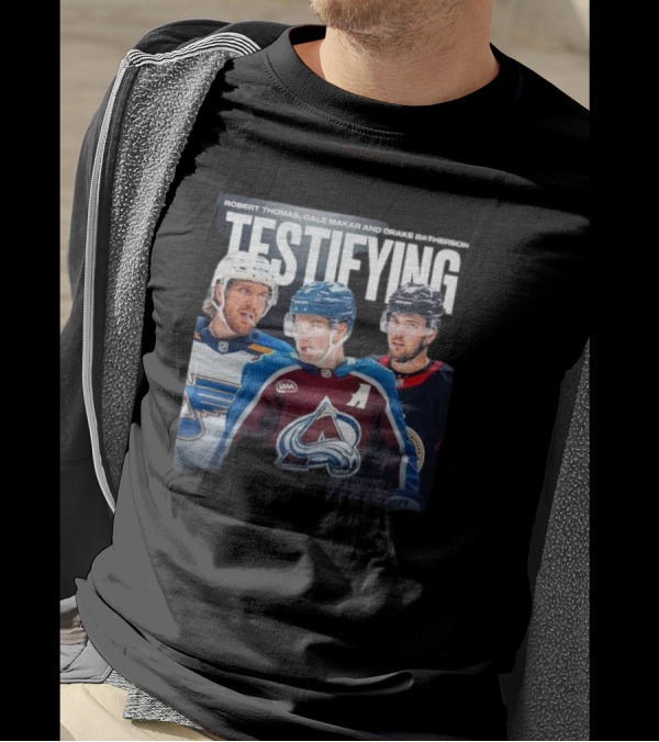 Robert Thomas Cale Makar Drake Batherson Testifying NHL Players T-Shirt