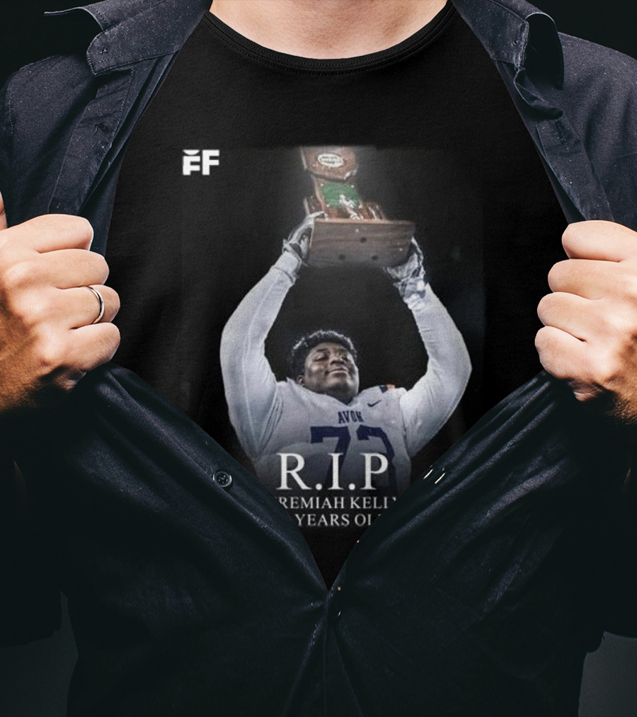R.I.P Jeremiah Kelly 18 Years Old Avon Trophy Tribute T-Shirt