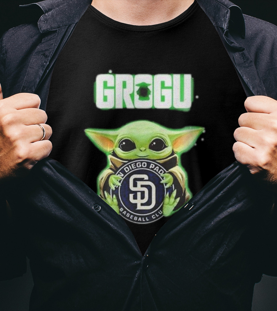 San Diego Padres Baseball Club Grogu 2025 T-Shirt