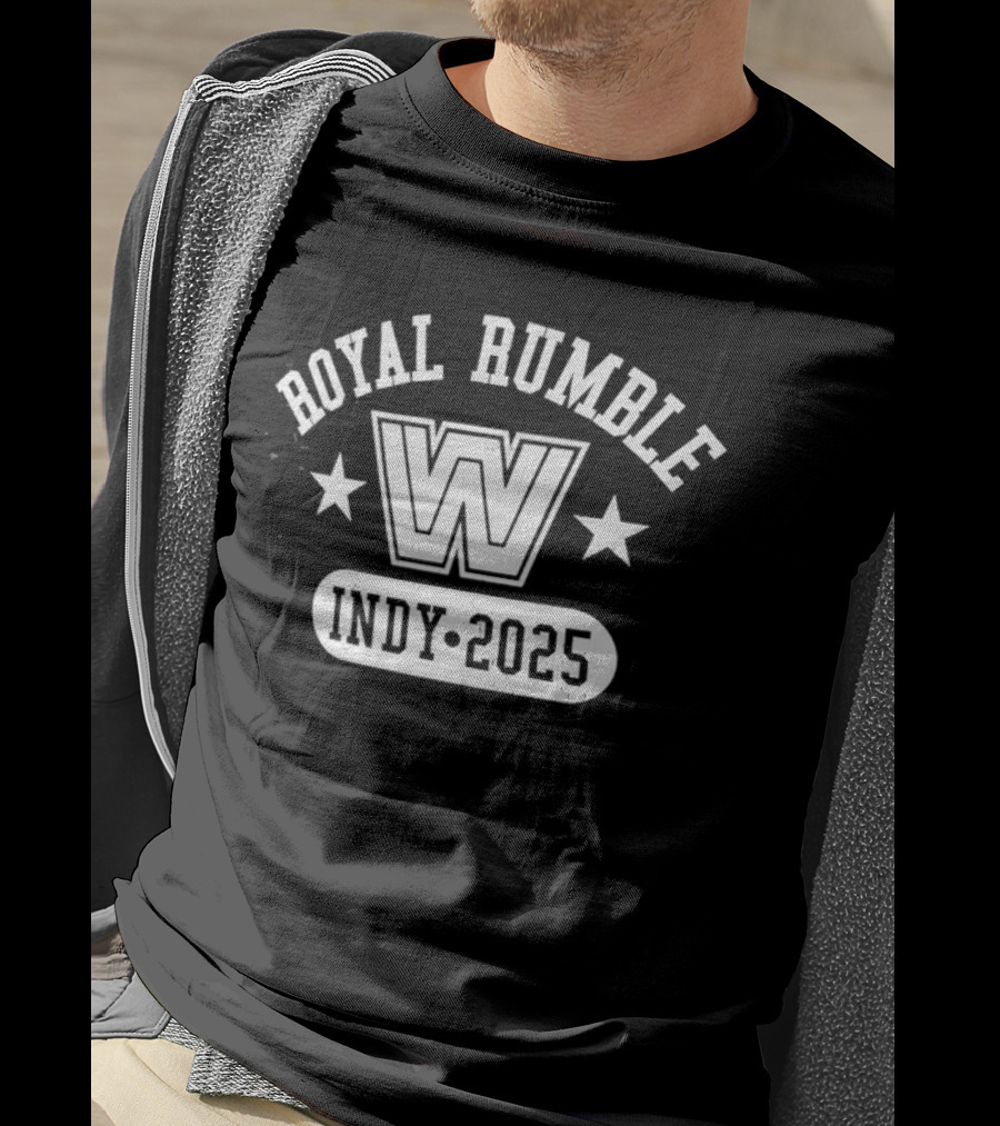 Royal Rumble Indy 2025 WWE Event Stars T-Shirt
