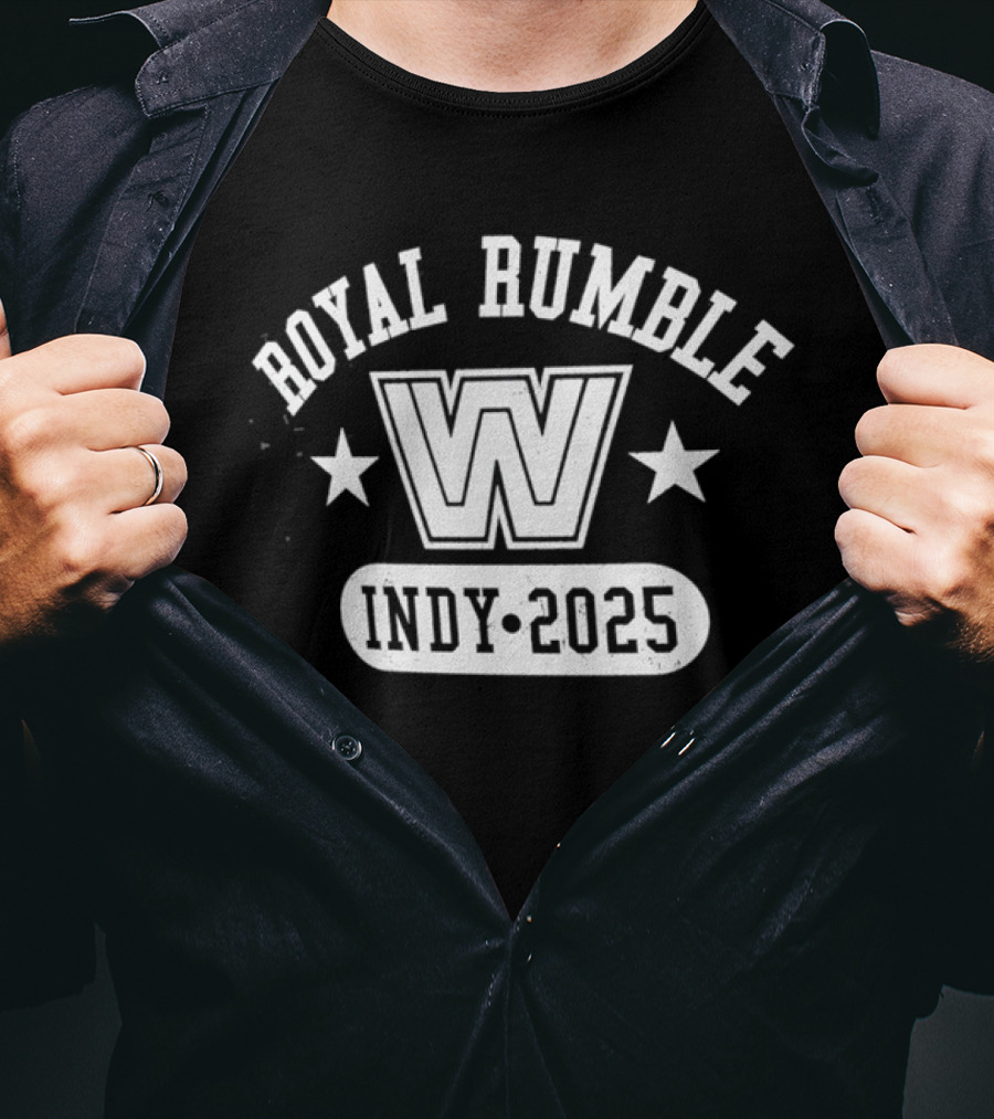 Royal Rumble Indy 2025 WWE Event Stars T-Shirt