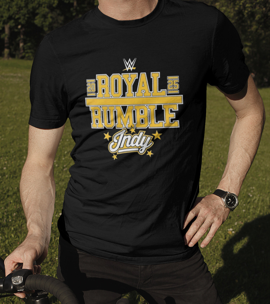 WWE Royal Rumble 2025 Indy Gold Stars T-Shirt
