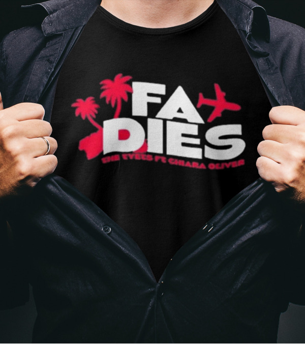 Fa Dies One Speed Ft. Chiara Oliver Palm Trees And Airplane T-Shirt