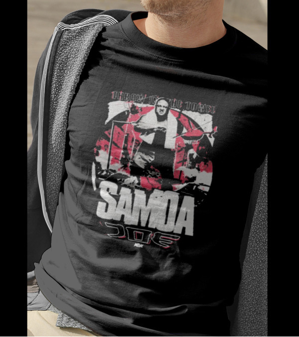 Samoa Joe Throw In The Towel AEW 2025 T-Shirt