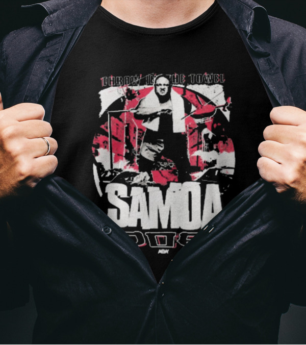 Samoa Joe Throw In The Towel AEW 2025 T-Shirt