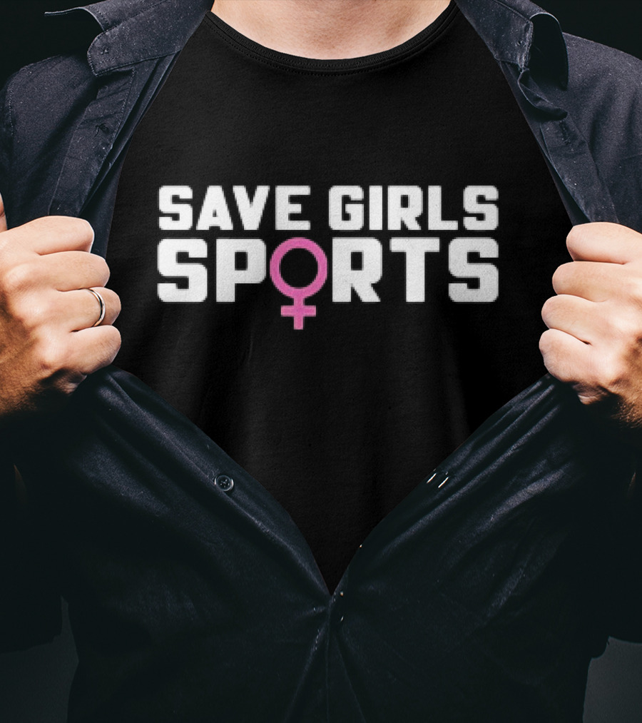 Save Girls Sports Transphobic T-Shirt