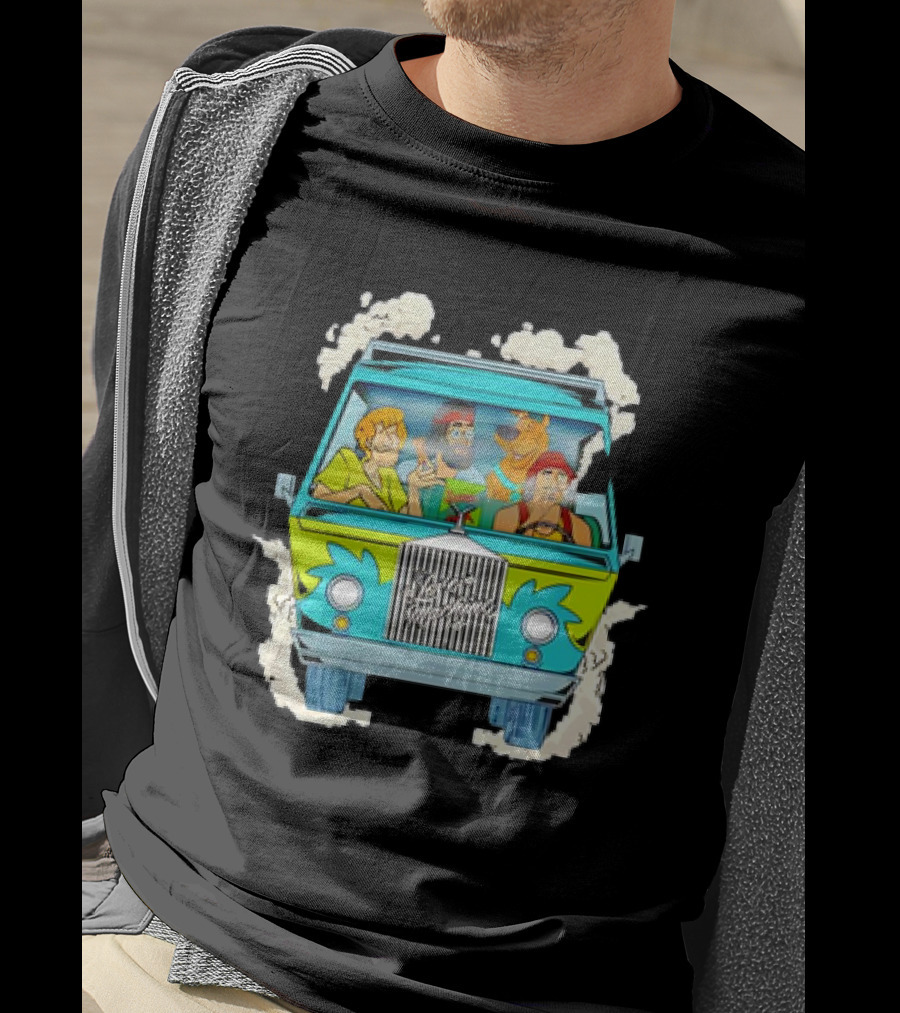 Scooby DOOBIE Doo Mystery Machine Vintage Smoke Adventure T-Shirt