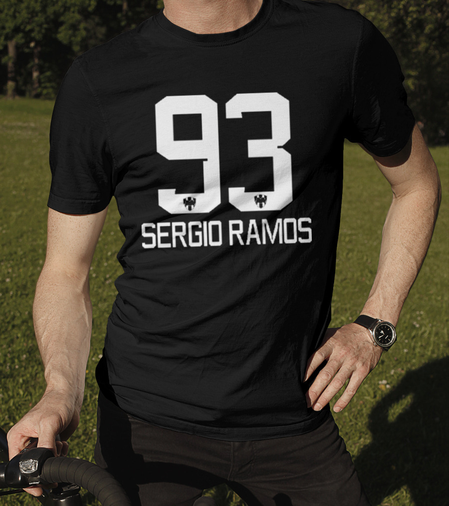 Sergio Ramos 93 Football Number Icon T-Shirt