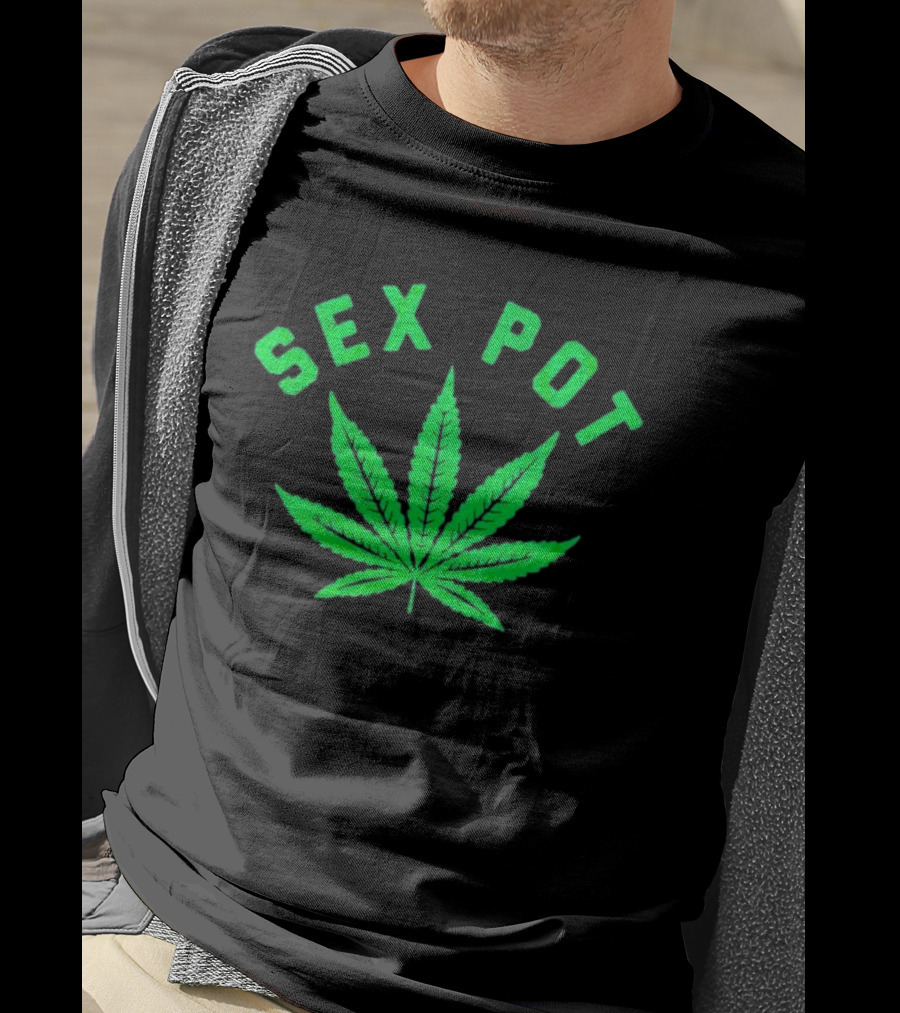 SEX POT Marijuana Leaf T-Shirt