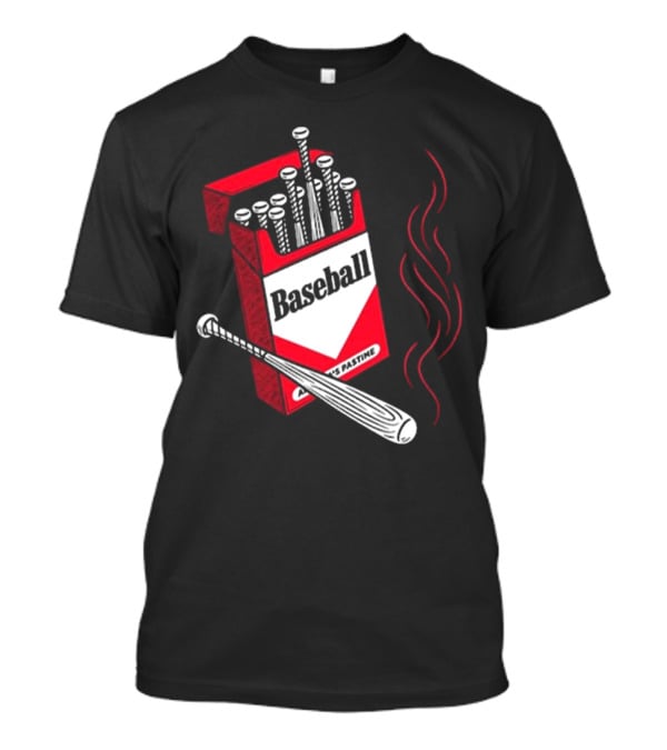 Smoking Barrels Baseball Parody Pack With Bats And Steam Imagery T-Shirt