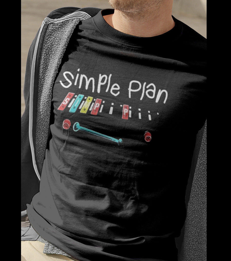 Simple Plan Xylophone SIMPI Onesie T-Shirt