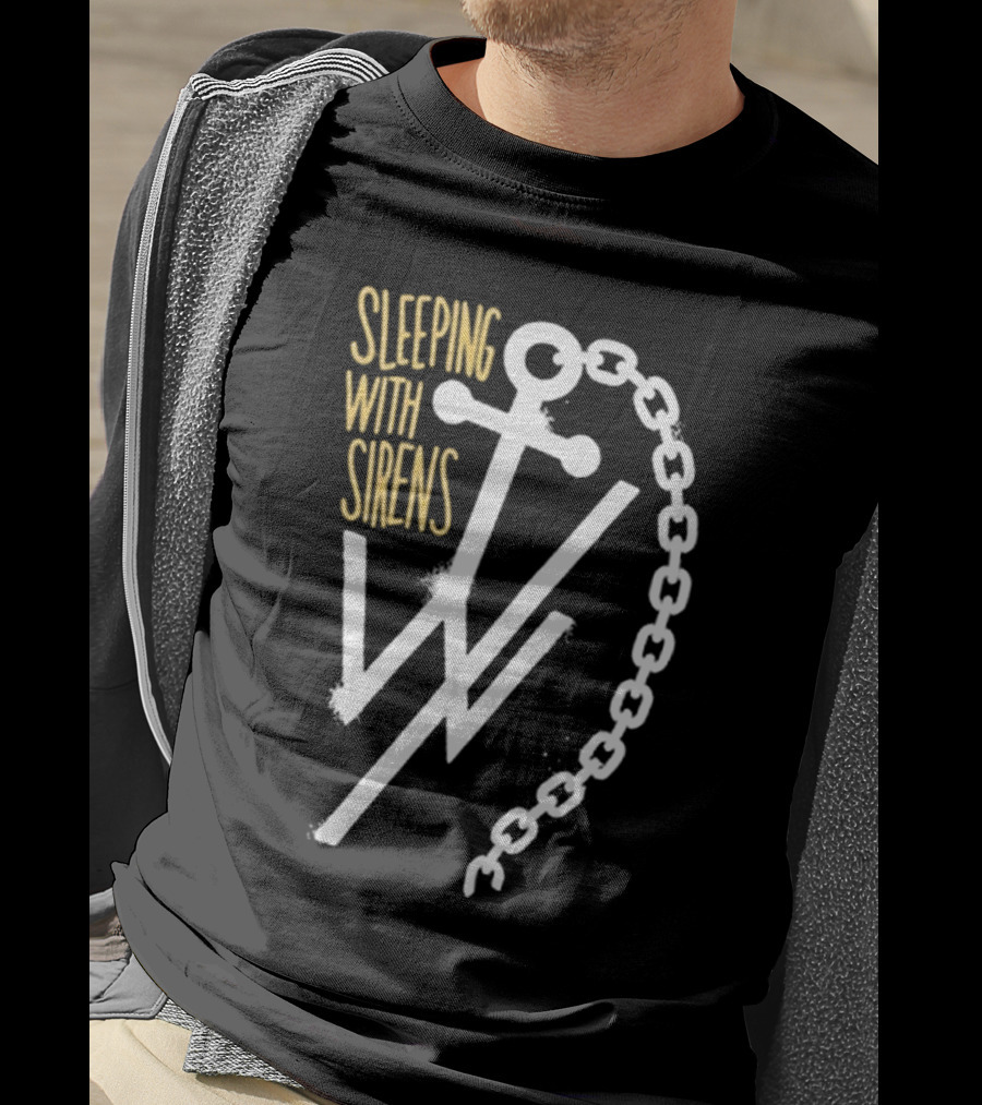 Sleeping With Sirens Anchor Chain Apparel T-Shirt