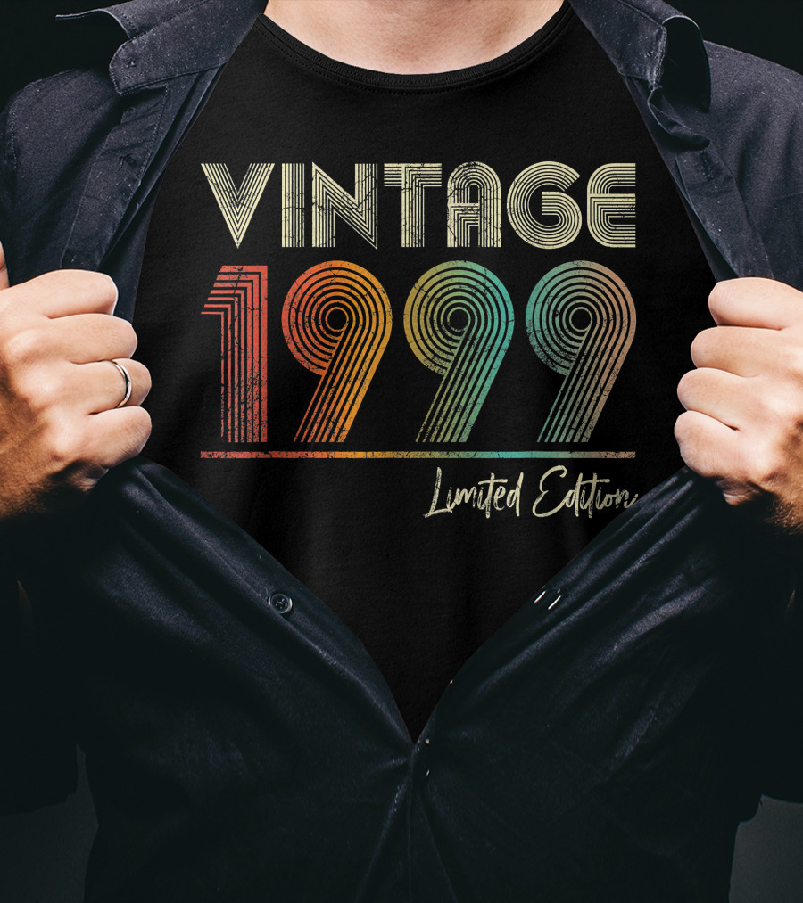Vintage 1999 23 Years Old Birthday T-Shirt