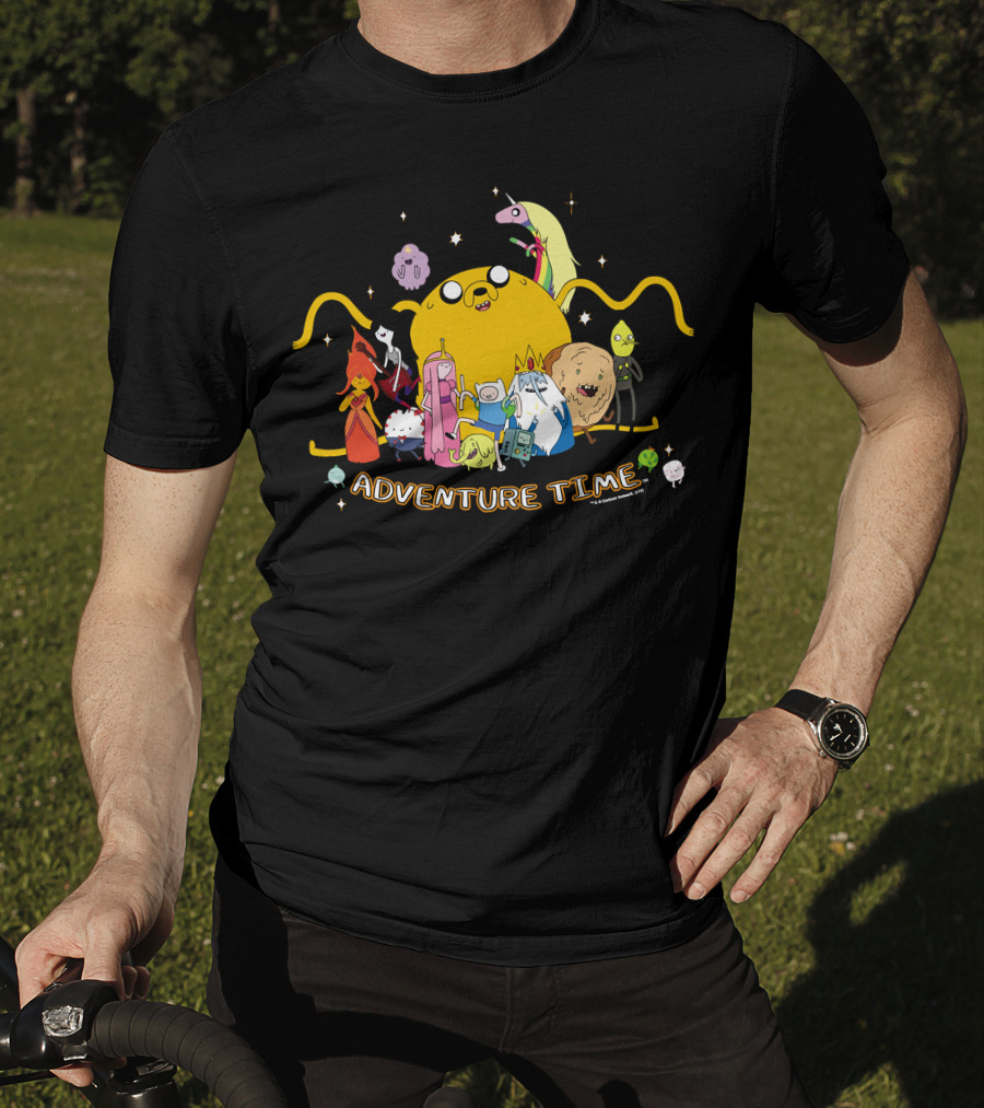 Adventure Time Outstretched Characters Group T-Shirt