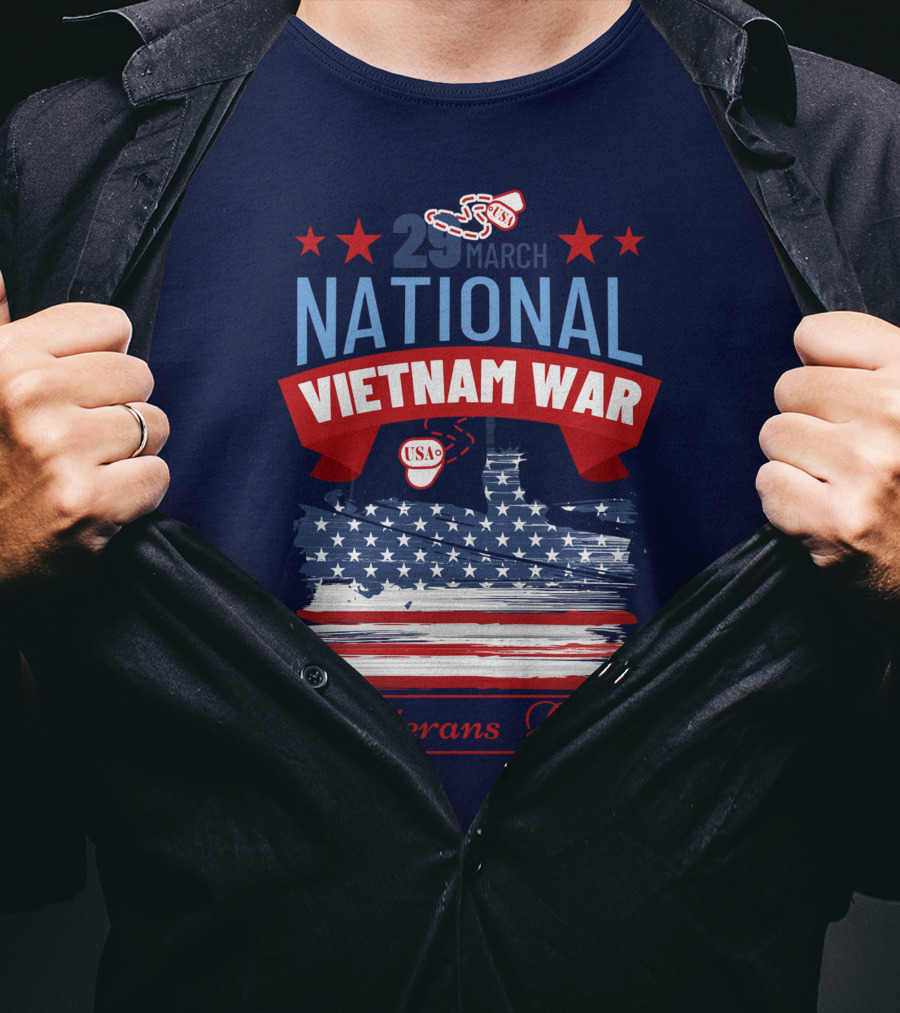 29 March National Vietnam War Veterans Day USA T-Shirt