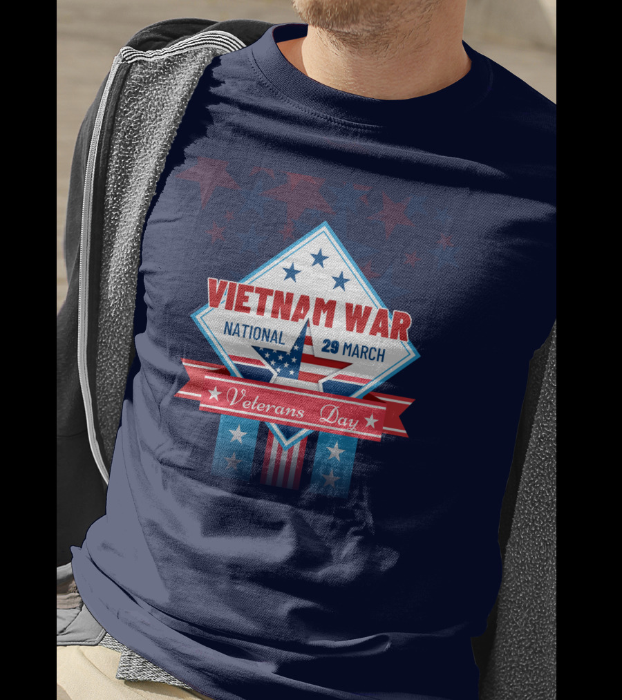 Vietnam War National Veterans Day 29 March Memorial T-Shirt
