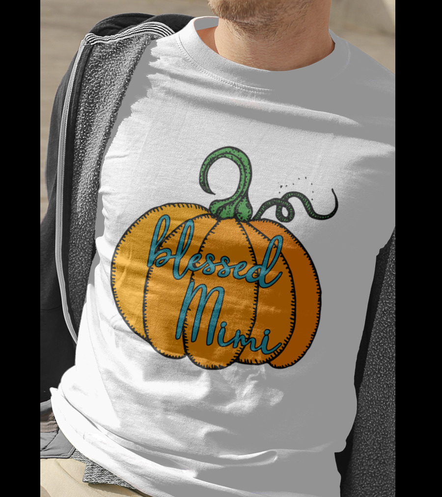 Blessed Mimi Pumpkin Autumn Harvest T-Shirt