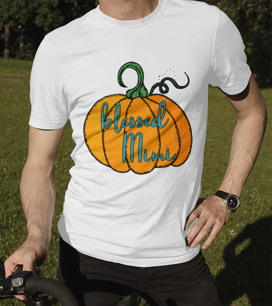 Blessed Mimi Pumpkin Autumn Harvest T-Shirt