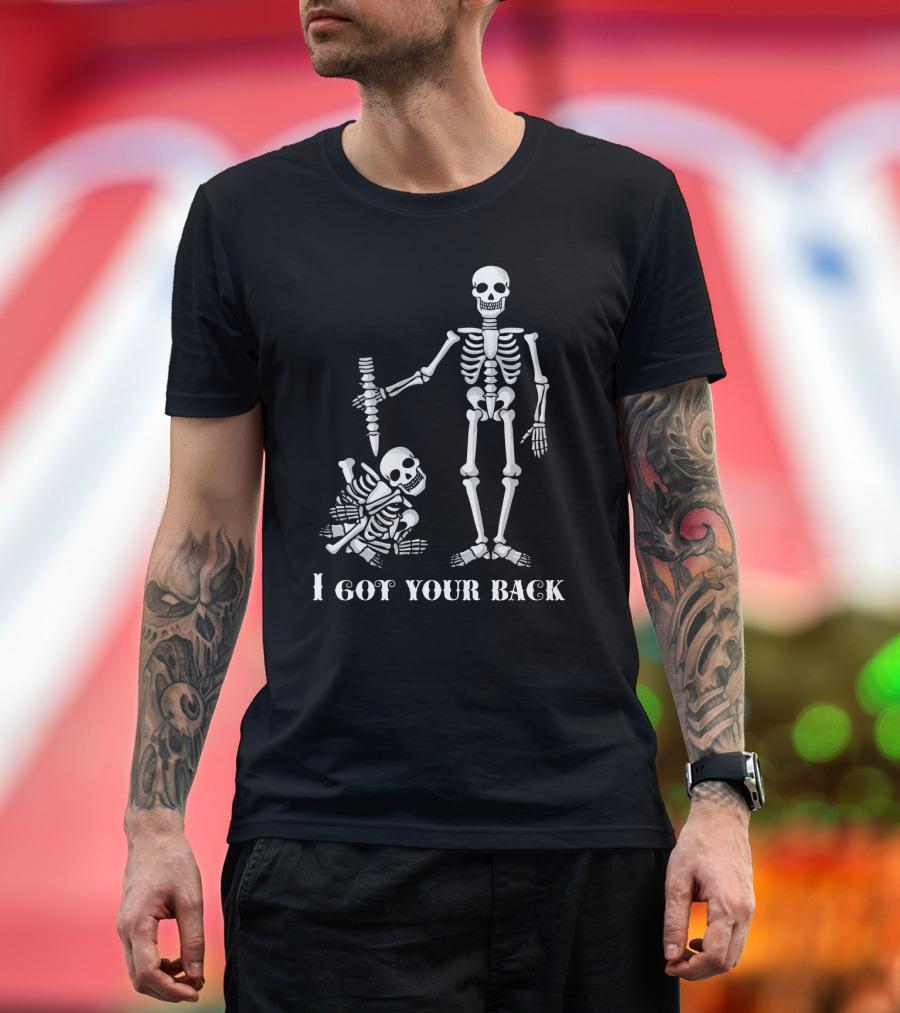 I Got Your Back Skeleton Duo with Bone T-Shirt