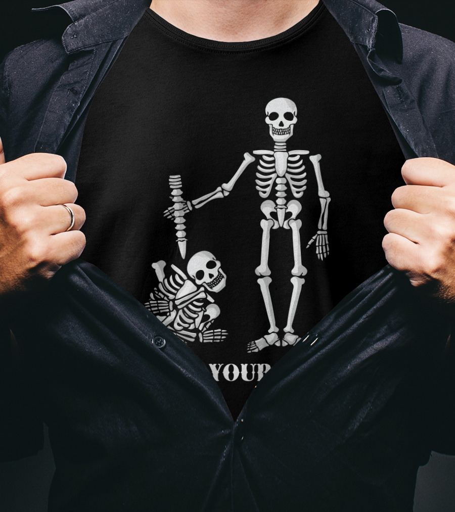 I Got Your Back Skeleton Duo With Bone T-Shirt