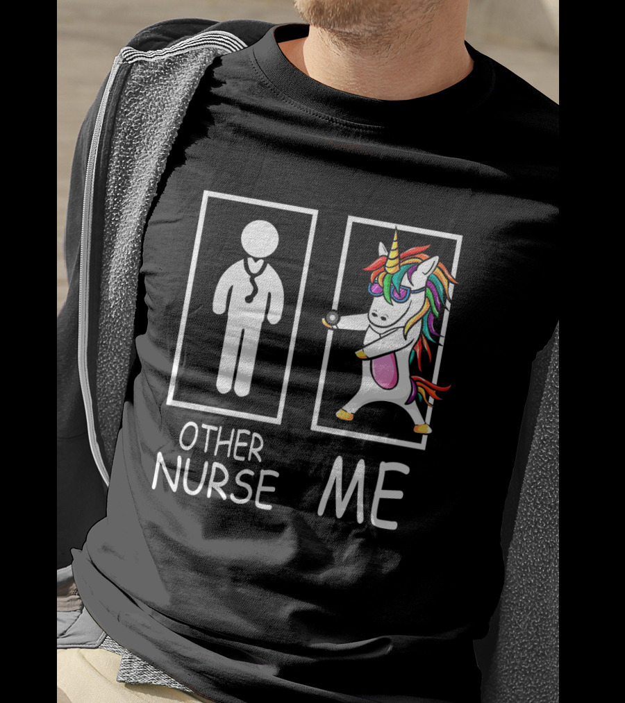 Other Nurse Me Unicorn Flossing T-Shirt