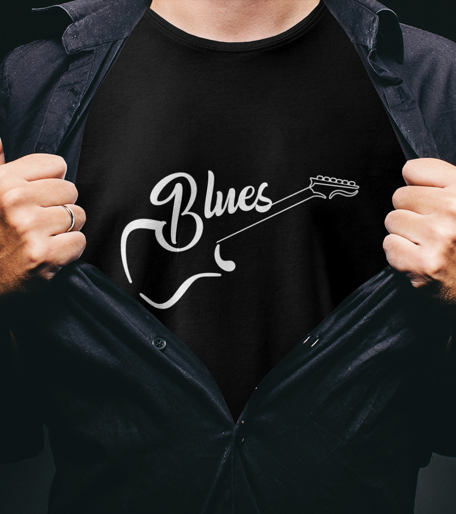 Blues Guitar Player T-Shirt