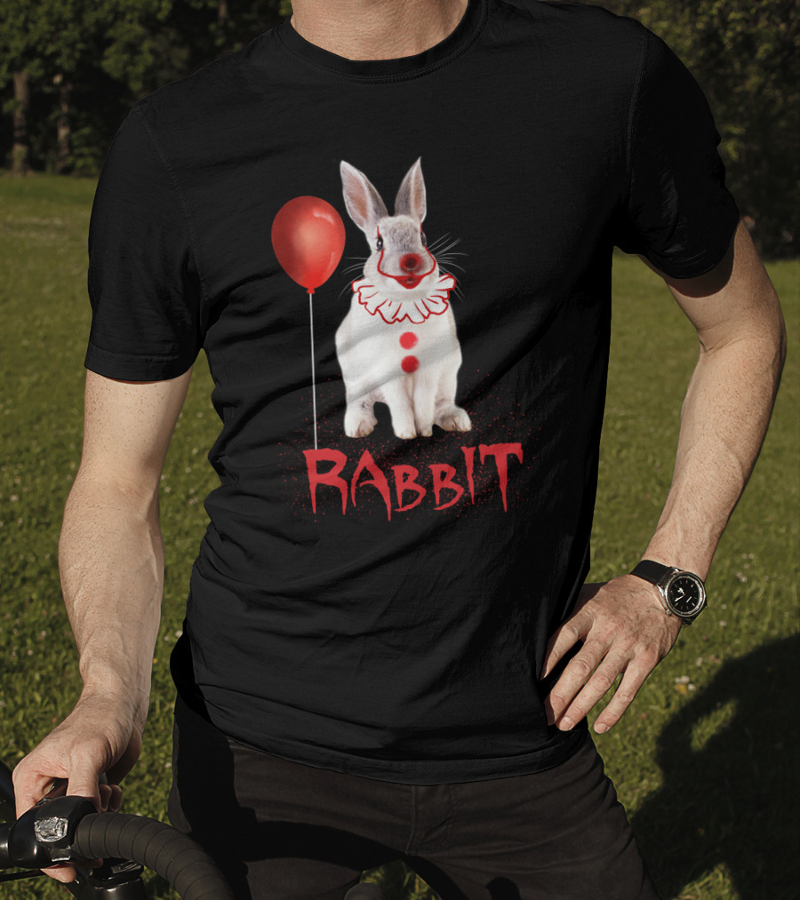 Rabbit Clown Balloon Horror T-Shirt