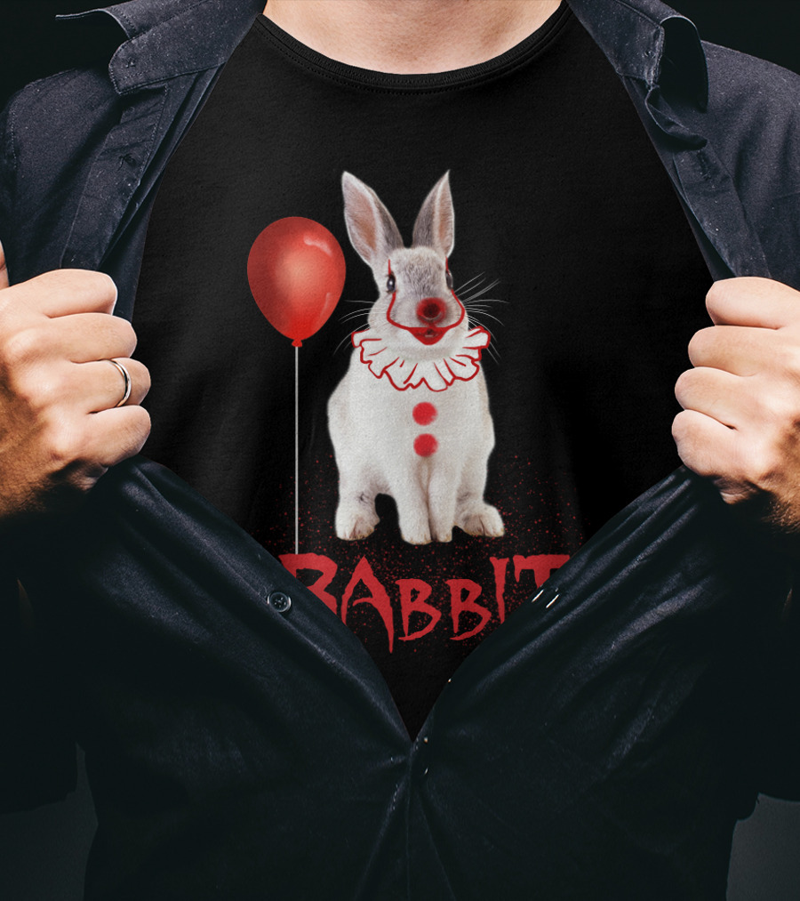 Rabbit Clown Balloon Horror T-Shirt