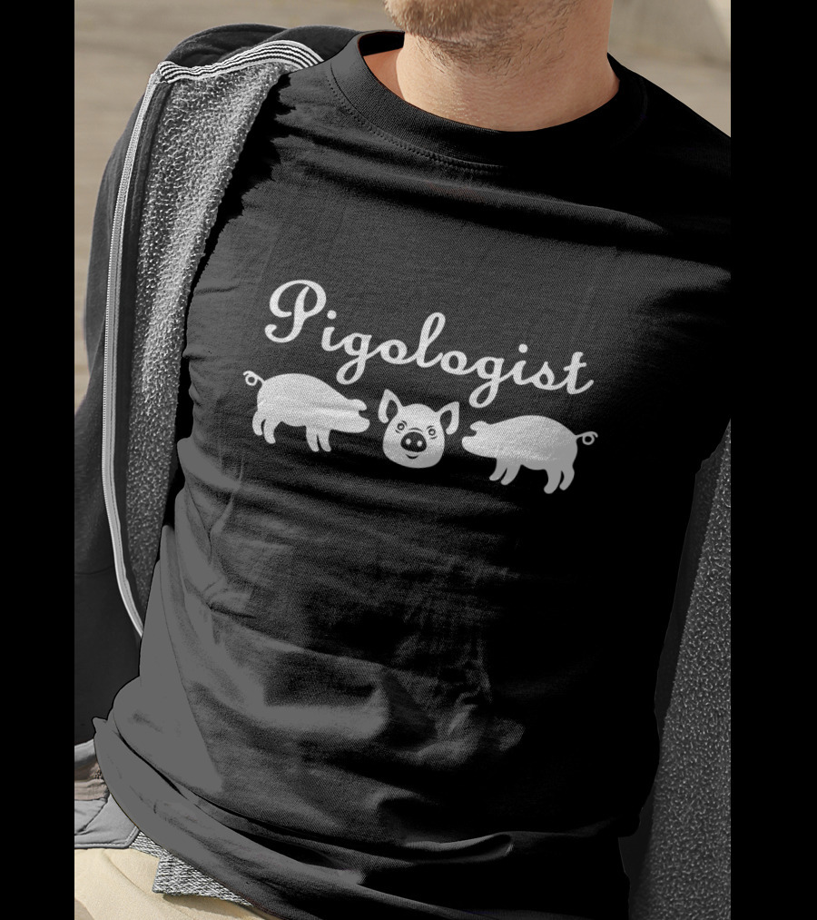 Pigologist Cute Pig Lovers Funny Pigologist T-Shirt