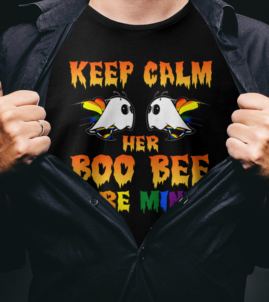 Keep Calm Her Boo Bee Are Mine T-Shirt