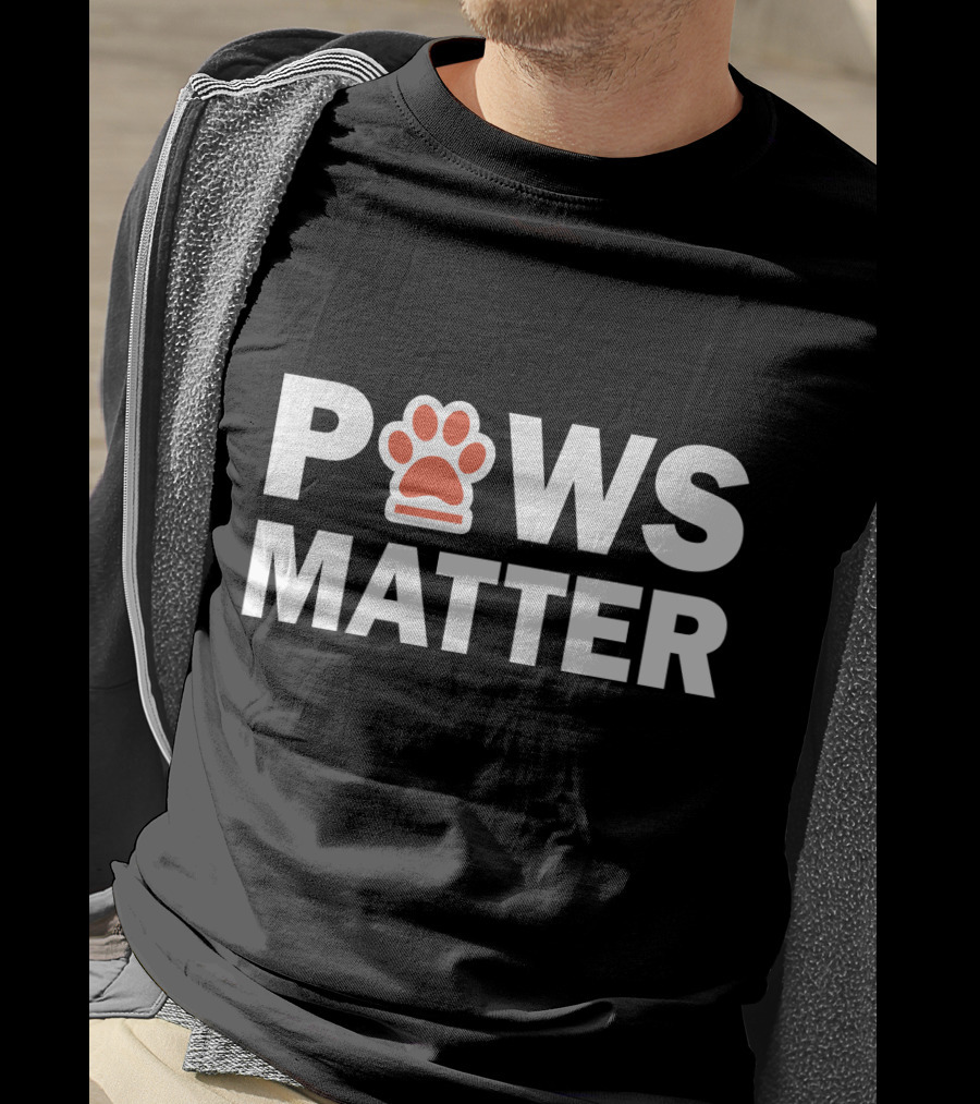Paws Matter Paw Prints T-Shirt