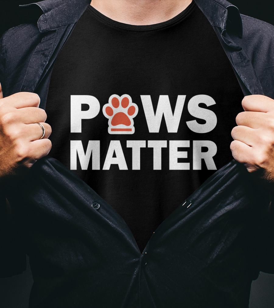 Paws Matter Paw Prints T-Shirt